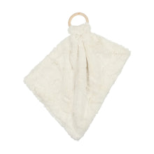 Load image into Gallery viewer, Peluche Mini Lux Fur With Wooden Ring - Natural