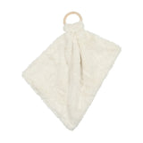 Peluche Mini Lux Fur With Wooden Ring - Natural