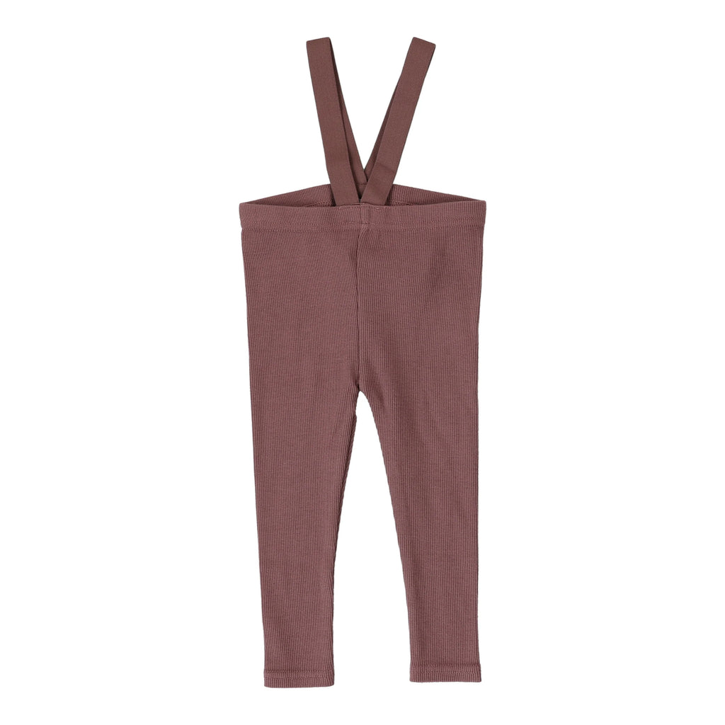 Lil Legs Suspender Leggings - Rose