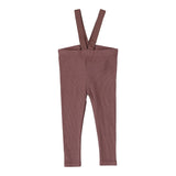 Lil Legs Suspender Leggings - Rose