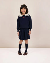 Load image into Gallery viewer, Lil Legs Embroidered Cherry Sweatshirt - Navy