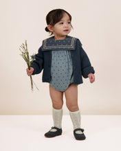 Load image into Gallery viewer, Lil Legs Primrose Romper - Dusty Blue