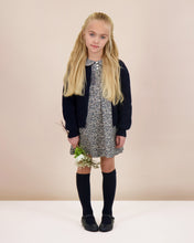 Load image into Gallery viewer, Lil Legs Daisy Floral Dress - Dusty Blue
