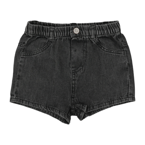 Lil Legs Denim Shorts - Black Denim