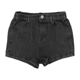 Lil Legs Denim Shorts - Black Denim