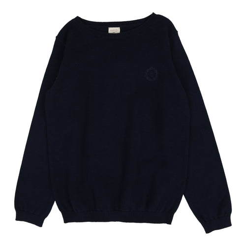 Lil Legs Boys Crewneck Sweater - Navy