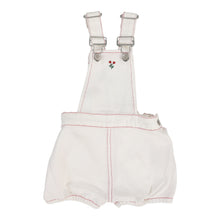 Load image into Gallery viewer, Lil Legs Cherry Flower Overalls - White