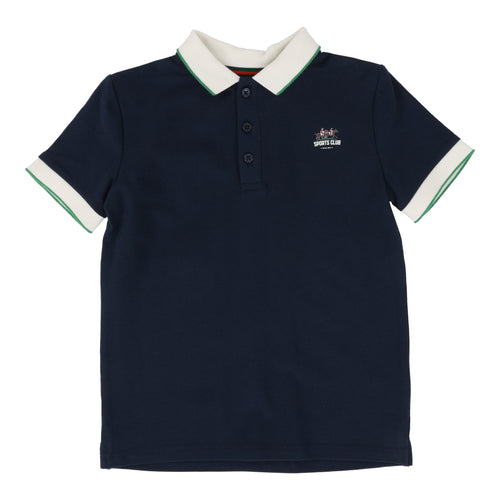 Lil Legs Boys Polo Short Sleeve - Navy