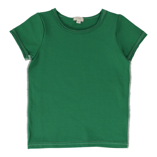 Lil Legs Basic Girl Tee Short Sleeve - Green