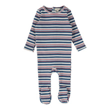 Load image into Gallery viewer, Lil Legs Rib Footie - Multistripe