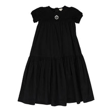 Load image into Gallery viewer, Lil Legs Emblem Maxi Dress Short Sleeve - Black
