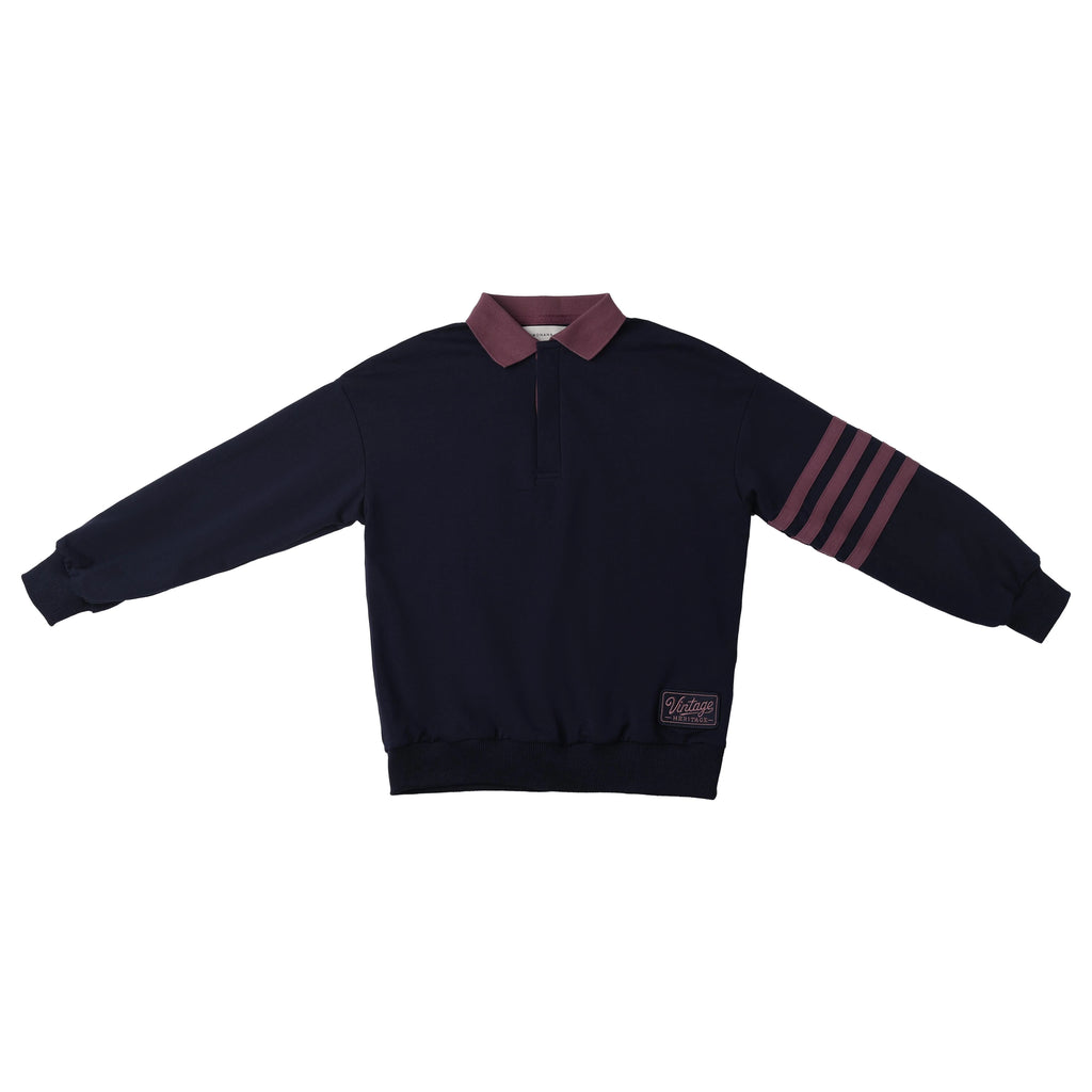 Limonana Cle Polo Sweatshirt - Navy