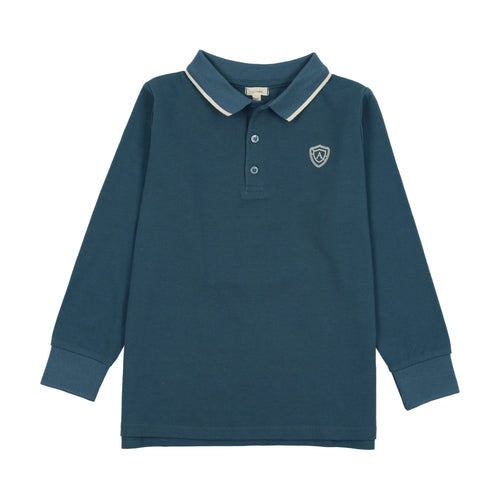 Lil Legs Logo Polo - Blue