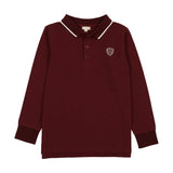 Lil Legs Logo Polo - Burgundy