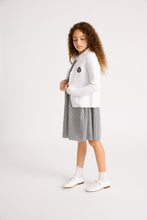 Load image into Gallery viewer, Little Parni K409 Milano Blazer with Color Badge - White