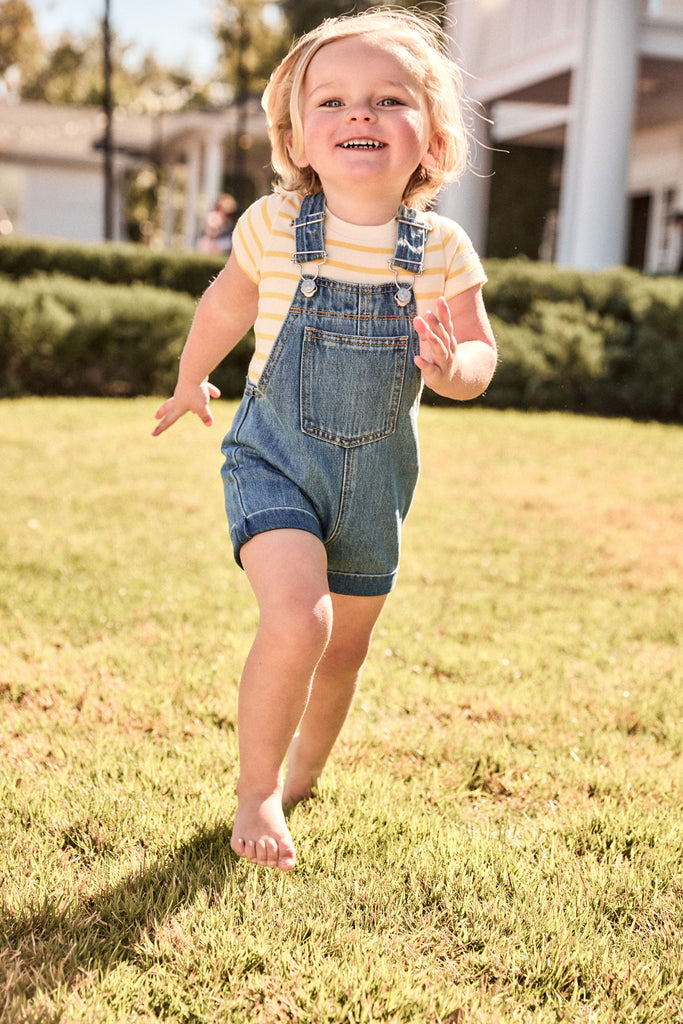 Little Parni Denim Overall (K610) - Blue Denim