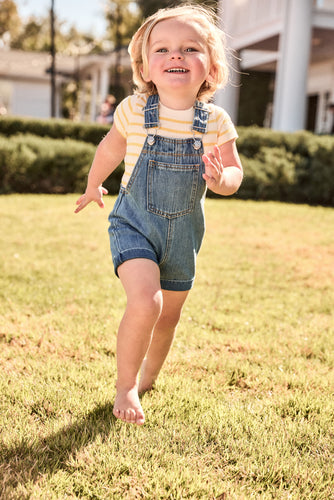 Little Parni Denim Overall (K610) - Blue Denim