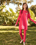 Little Parni LP Glow In The Dark Teens Pajamas (LP119) - Hot Pink