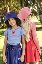 Load image into Gallery viewer, Little Parni Varsity Short Skirt (K619) - Royal Blue