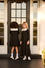 Load image into Gallery viewer, Little Parni Girls Loungewear Dress (K630) - Black