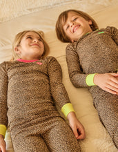 Load image into Gallery viewer, Little Parni Leopard Pajamas (PJ108) - Green
