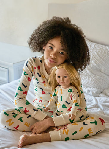 Little Parni LP Alphabet Doll Pajamas (D09)