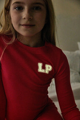 Little Parni LP Glow In The Dark Pajamas (PJ118) - Hot Pink