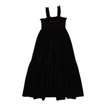Load image into Gallery viewer, Lil Legs Velour Smocked Maxi - Black