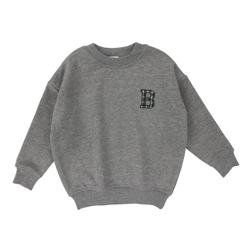 Lil Legs Applique Sweatshirt - Light Grey