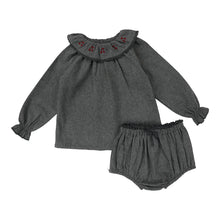 Load image into Gallery viewer, Lil Legs Toddler Girls Set - Grey Houndstooth