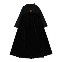 Load image into Gallery viewer, Lil Legs Velour High Waisted Maxi - Black Crown