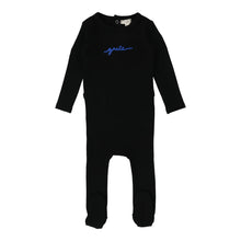 Load image into Gallery viewer, Lil Legs Gnite Footie - Black / Blue