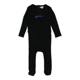 Lil Legs Gnite Footie - Black / Blue