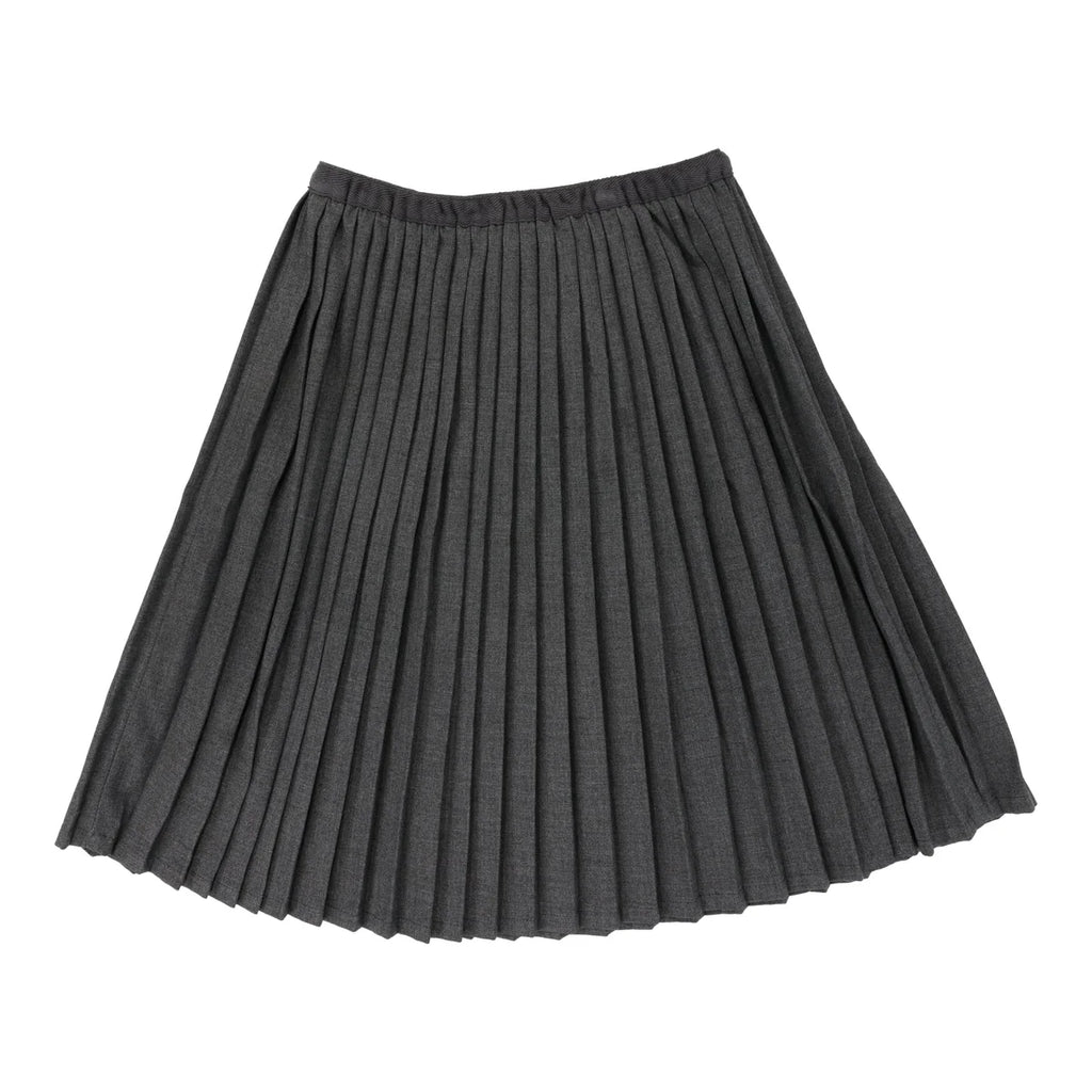 Lil Legs Knife Pleated Skirt - Grey