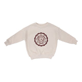 Lil Legs Logo Sweatshirt - Cream / Burgundy