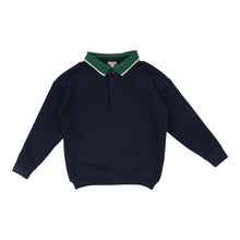 Load image into Gallery viewer, Lil Legs Varsity Sweatshirt Polo - Navy