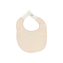 Load image into Gallery viewer, Lilette Gingham Bib - Petal