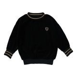 Lil Legs Velour Sweatshirt Boy - Black