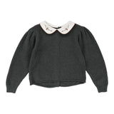 Lil Legs Peter Pan Knit Sweater - Grey