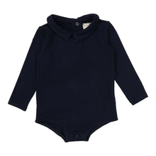 Load image into Gallery viewer, Lil legs Collar Onesie - Navy