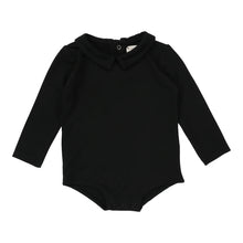 Load image into Gallery viewer, Lil legs Collar Onesie - Black