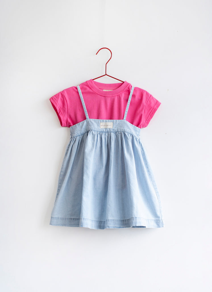 Please Mom Free Fall Denim Dress Moonlight Please Mom Free Fall Denim Dress Moonlight