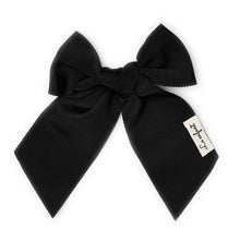 Load image into Gallery viewer, Le Enfant Grosgrain Bow Small - Black