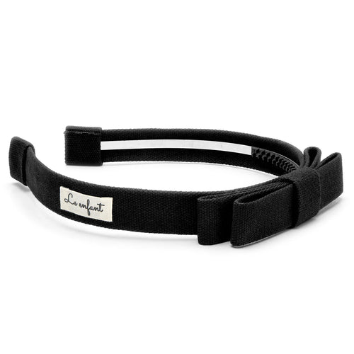 Le Enfant Canvas Headband Black
