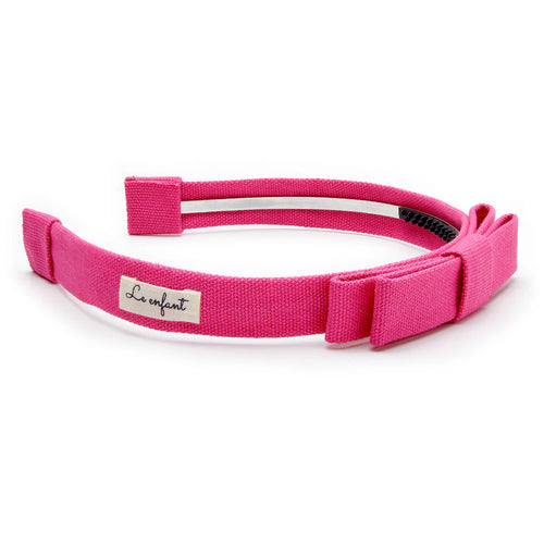 Le Enfant Canvas Headband PINK