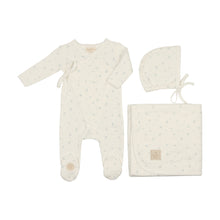 Load image into Gallery viewer, Mon Tresor Leaf Print Layette Set - Blue