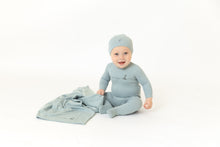 Load image into Gallery viewer, Bee &amp; Dee Let's Go Footie And Beanie - Blue Fog
