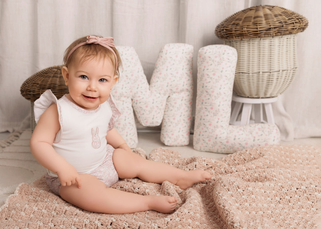 Mini Label Girls Liberty Bunny Two Piece Set