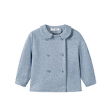 NouNelle Light Blue Double Breasted Shirt