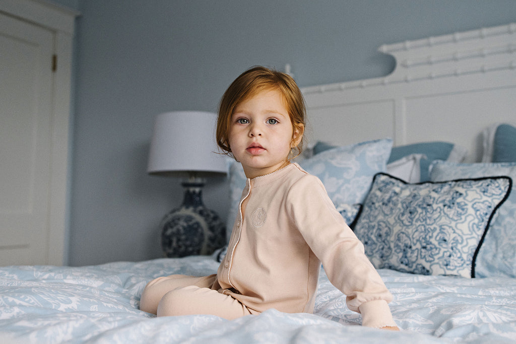 Lil Legs Girls Shabbos Lounge Set - Dusty Pink